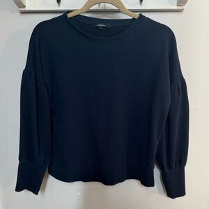 Ambiance Women’s Drop shoulder ruffle sleeve Sweatshirt size Large